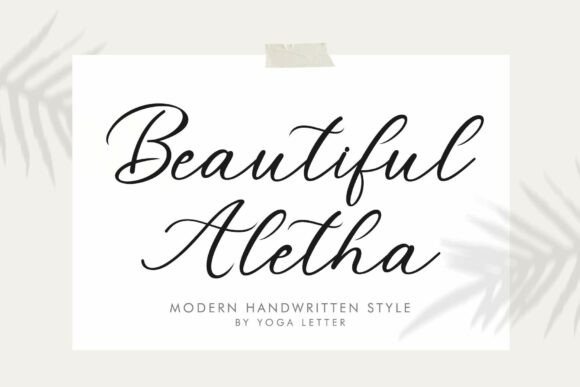 Beautiful Aletha: The Perfect Typeface to Elevate Your Brand Identity