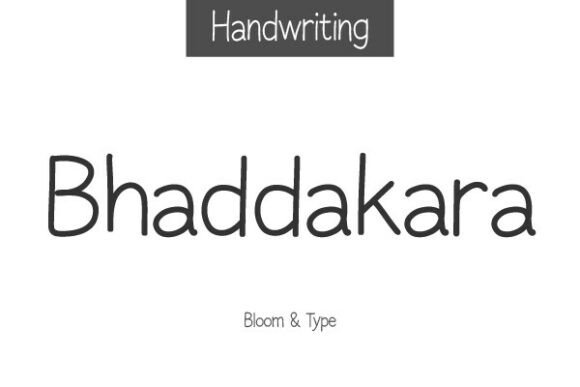 Bhaddakara: A Modern Script Typeface for Editorial Design