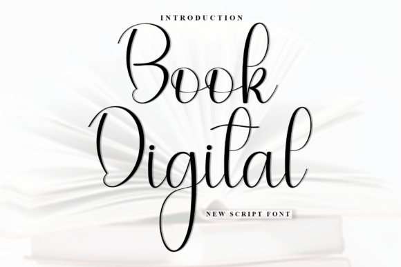 Book Digital: The Festive Typeface for Holiday Editorial Design