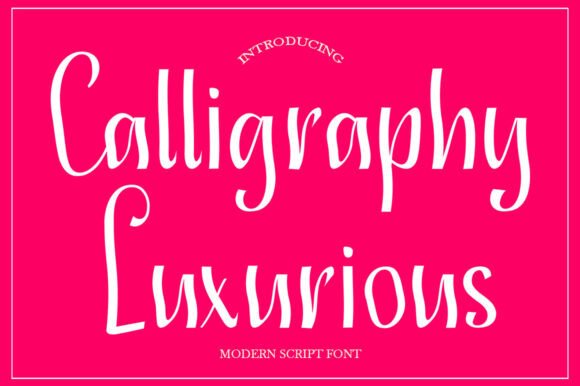 Calligraphy Luxurious: A Premium Script Font for Elegant Web Design