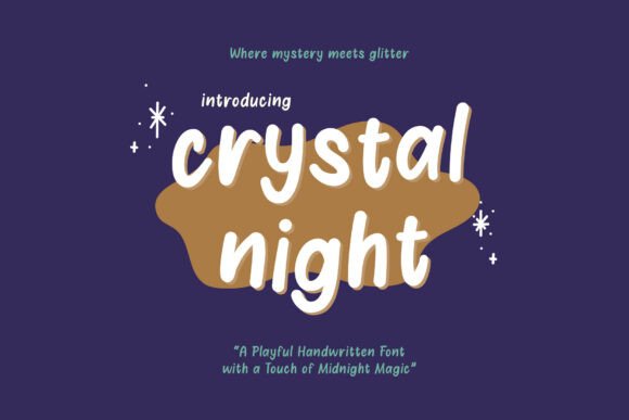 Crystal Night: The Premium Script Font for Scroll-Stopping Campaigns