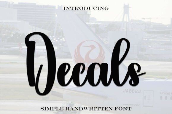 Decals: A Sweet Handwritten Typeface for Crafters and Sellers