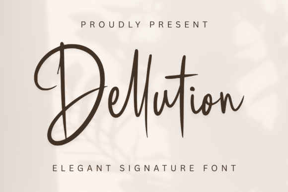 Elevate Your Handmade Creations with the Dellution Font