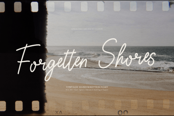 Forgotten Shores Font Review for Branding Projects