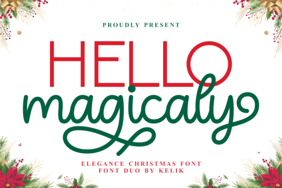 Hello Magicaly: A Festive Typeface for Editorial Design