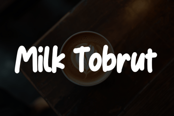 Milk Tobrut: A Graceful Typeface for Editorial Design