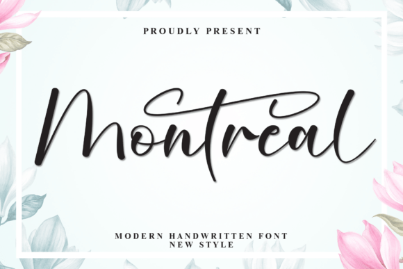 Montreal: The Elegant Script Typeface for Modern Branding