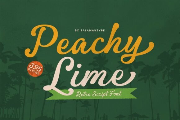 Peachy Lime Font for Business Branding