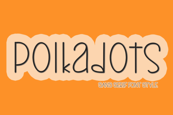 Polkadots: A Festive Typeface for Web Design