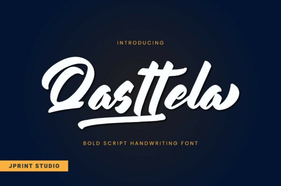 Qasttela: The Handwritten Typeface That Elevates Your Campaign Visuals