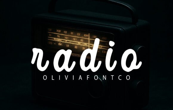 Radio: A Vintage Script Typeface for Warm Editorial Design