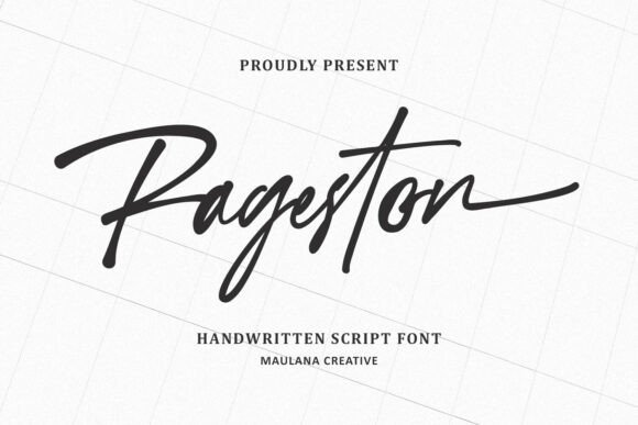 Rageston: The Bold Script Font That Elevates Your Campaigns