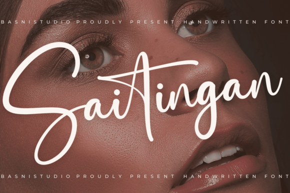 Saitingan: The Perfect Handwritten Font for Handmade Branding
