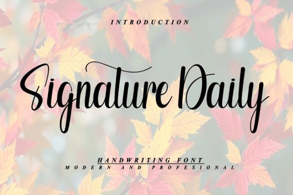 Signature Daily: The Script Typeface That Elevates Campaign Visuals