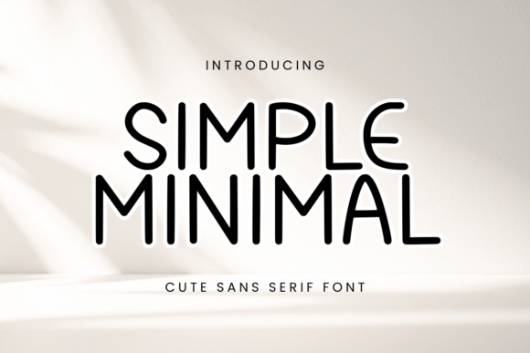 Simple Minimal Font for Modern Web Design